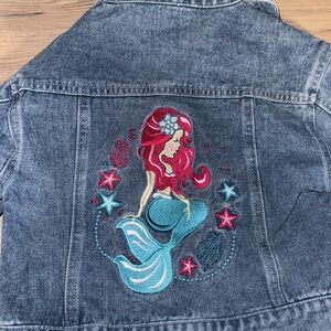 Kids Mermaid Embroidered Jean Jacket